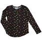 Girls (7-16) Jolie & Joy Long Sleeve Yummy Floral Tee - image 1