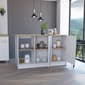 FM FURNITURE Carnation White Kitchen Island - image 2