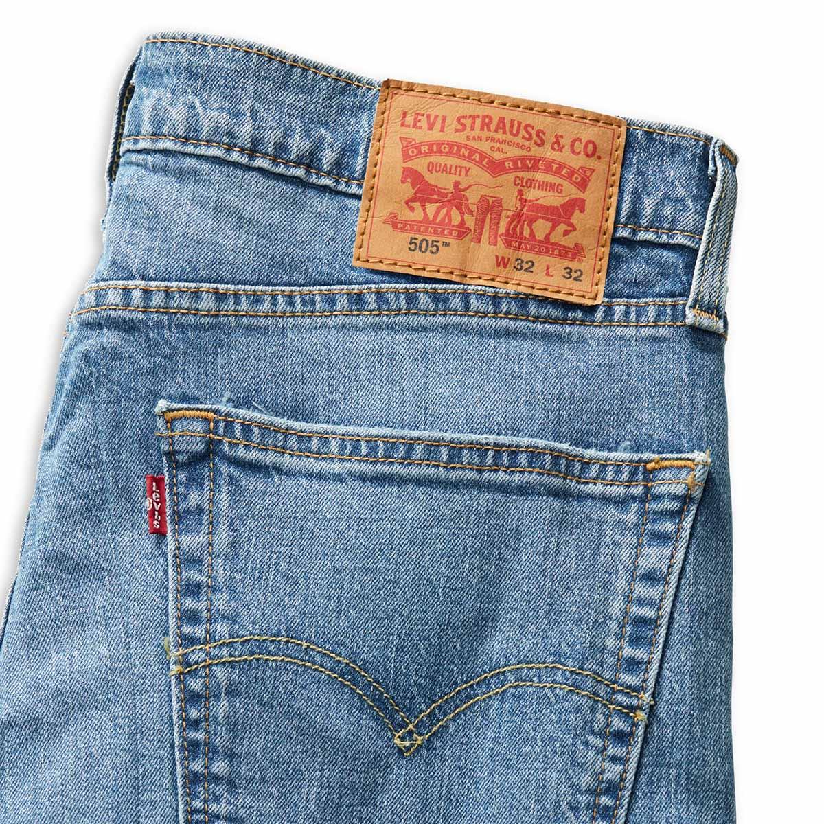 Mens Levi''s® 505 Regular Fit Jeans - Hats Off