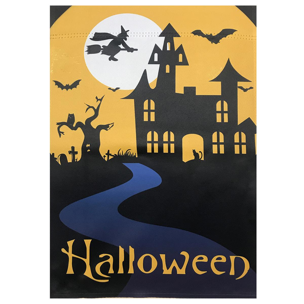 Northlight Seasonal Spooky House Halloween Garden Flag