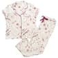 Womens Laura Ashley Short Sleeve Dream Knit Pajama Set - image 2
