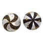 Kurt Adler 80 MM 6pc. Silver/Black/Gold Glass Balls Set - image 5