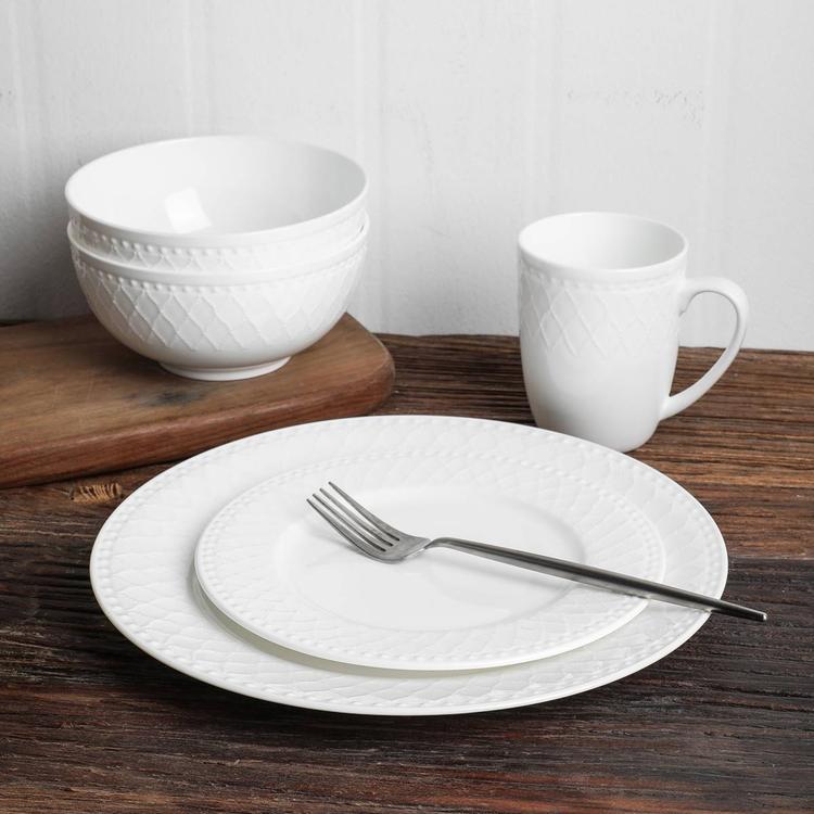 Stone Lain Alexandria 16pc. Bone China Dinnerware Set