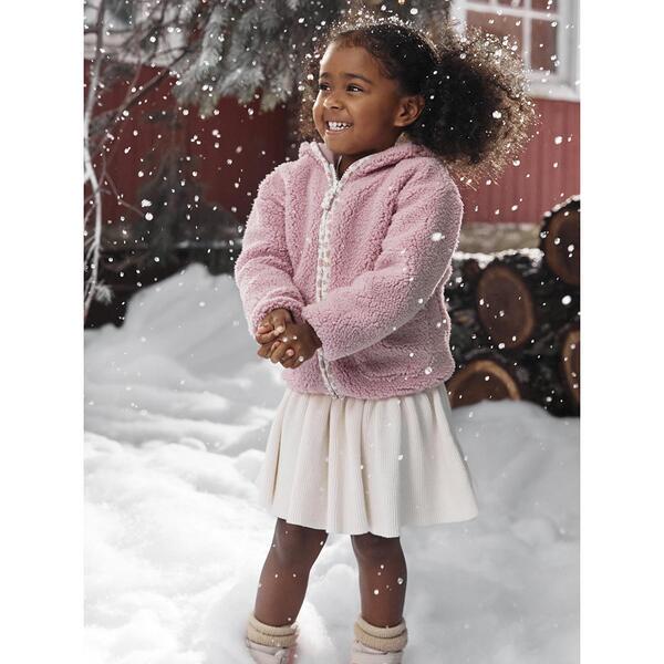 Baby Girl &#40;3-24M&#41; Carters&#40;R&#41; Sherpa Hooded Jacket w/ Ears - image 