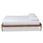 Baxton Studio Tallis Classic Brown Wood Queen Size Bed Frame - image 3