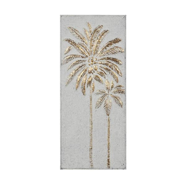 9th & Pike&#40;R&#41; Coastal Palm Tree Metal Wall Decor - image 