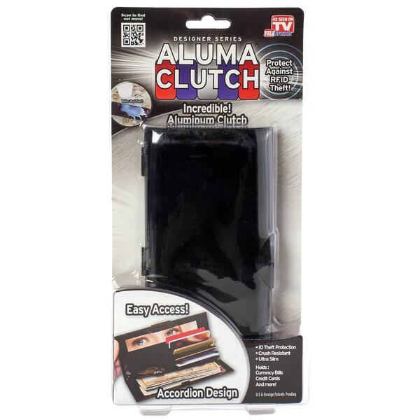 As Seen On TV Aluma Clutch Wallet - Black - image 