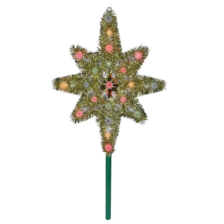 Northlight Lighted Gold Star of Bethlehem Christmas Tree Topper