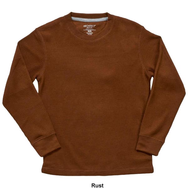 Boys (8-20) Architect® Solid Thermal Crew Neck T-Shirt