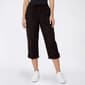 Petite Jordana Rose Rib Drawstring Waist Capris - image 5