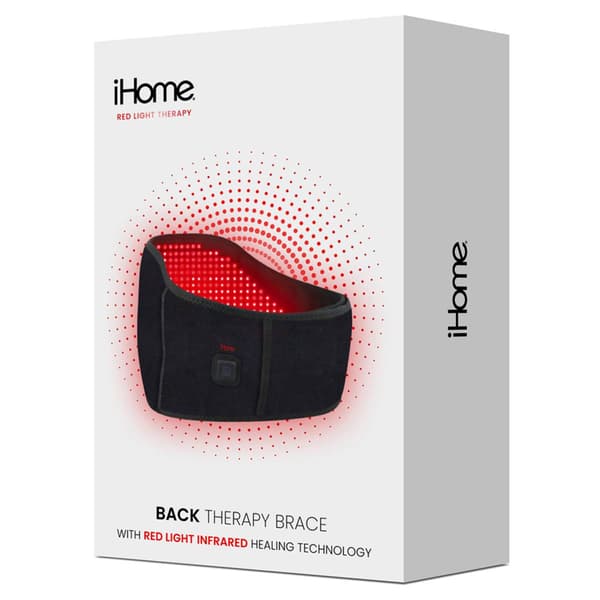 iHome Back Red Light Therapy Brace