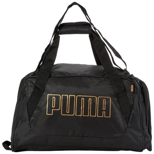 Puma® Logo Form Factor 2.0 Duffel Bag - Gold