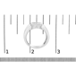 Mens Haus of Brilliance Diamond Miracle-Set Ridged Band Ring - image 7