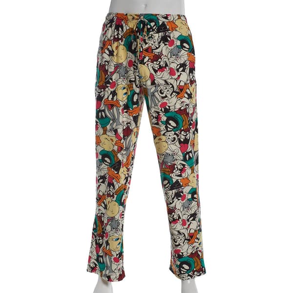 Mens Warner Bros. Looney Tunes Drawstring Pajama Pants - image 