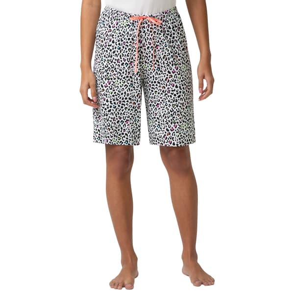 Plus Size HUE(R) Little Leo Animal Printed Bermuda