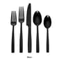 Hampton Forge Clearview Satin Black 20pc. Flatware Set - image 6