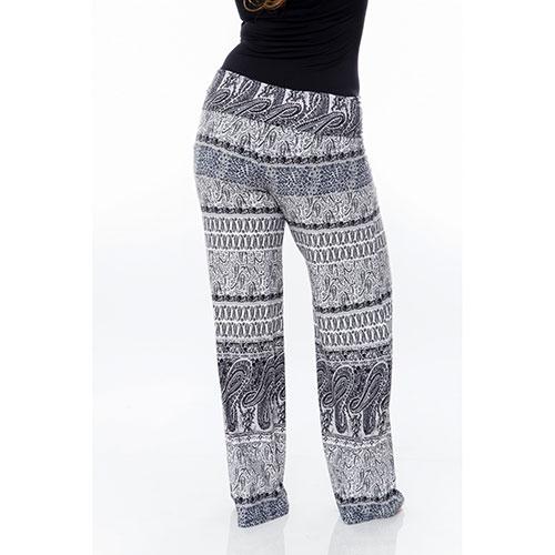 Plus Size White Mark Wide Leg Printed Palazzo Pants