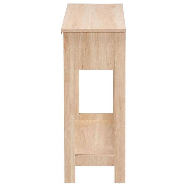 Baxton Studio Sebille Light Brown Wood 2-Drawer Console Table