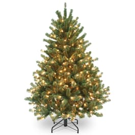 4.5Ft Led Felt Christmas Tree DIY Felt Christmas Kits 37 Ornaments and  light USA