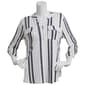 Womens Cure 3/4 Sleeve Two Pockets 1/2 Zip Top - image 1