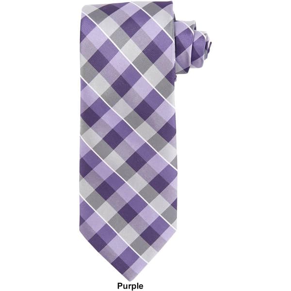 Mens John Henry Tie - Harwich Plaid