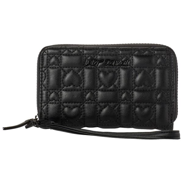 Womens Betsey Johnson Zip Around Wallet $42 - image 