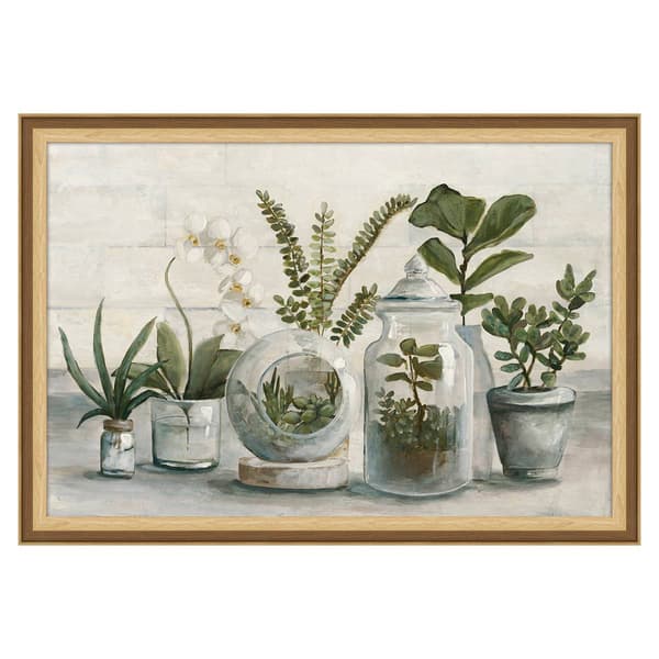 Artisan Home Cristal Plants Floral Wall Decor - image 