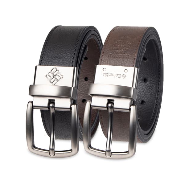 Mens Columbia Mica 38mm Cut Edge Reversible Belt