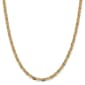 Unisex Gold Classics&#40;tm&#41; 4.65mm. 14k Tri-Color Valentino Necklace - image 1