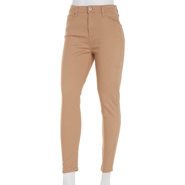 Juniors Celebrity Pink Hi Rise Skinny Uniform Pants - image 