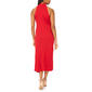 Womens MSK Sleeveless Halter Neck Solid Faux Wrap Midi Dress - image 2