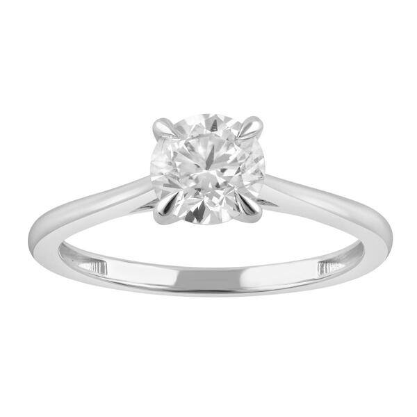 Nova Star&#40;R&#41; Sterling Silver Solitaire Lab Grown Diamond Ring - image 