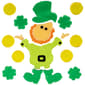 Northlight Seasonal St. Patrick''s Gel Window Clings - Set of 5 - image 6