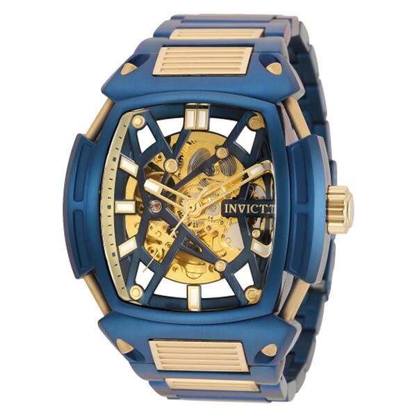 Mens Invicta S1 Rally Blue & Gold 53mm Watch - 34637 - image 