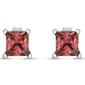 Haus of Brilliance 1/2ctw. Lab Grown Pink Diamond Square Earrings - image 2