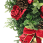 Puleo International Pre-Lit Adorned Red & Gold Banister Swag - image 5