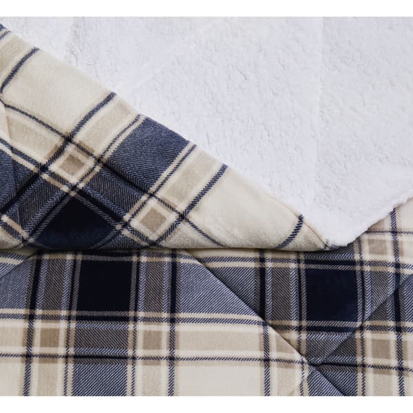 Truly Soft Cuddle Warmth Plaid Comforter Set