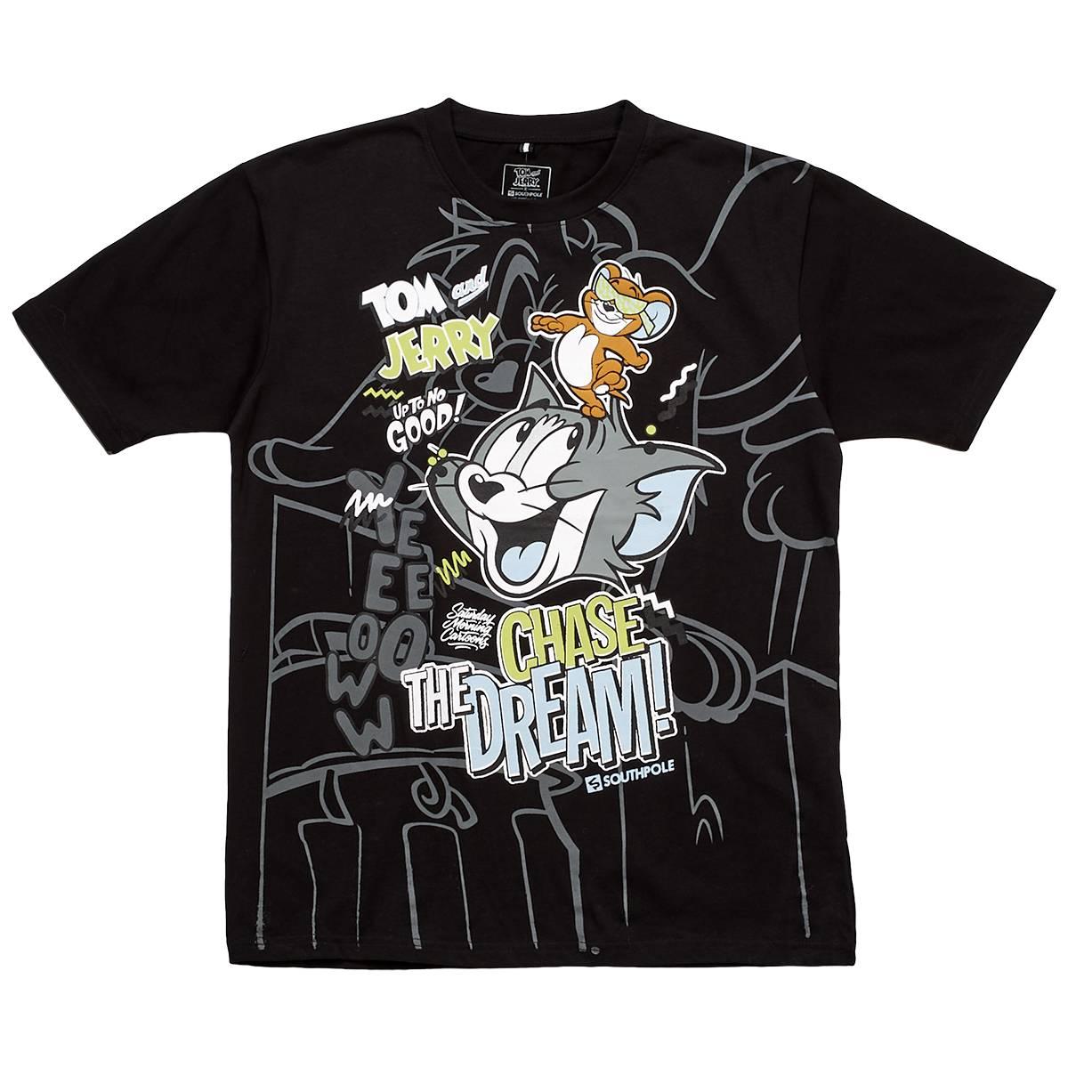 Boys (8-20) SOUTHPOLE(R) Tom & Jerry Chase Dream Short Sleeve Tee
