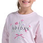 Girls (4-6x) adidas® Floral Puff Graphic Top & Pants Set - image 4