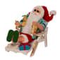 Kurt S. Adler 11.5in. Santa Beach Chair Figurine - image 2