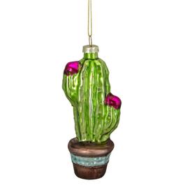 Northlight Seasonal Pink Potted Cactus Christmas Ornament