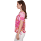 Womens Ruby Rd. Hothouse Florals Watercolor Floral Blouse - image 4