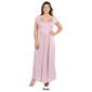 Plus Size 24/7 Comfort Apparel Cap Sleeve Empire Waist Maxi Dress - image 5