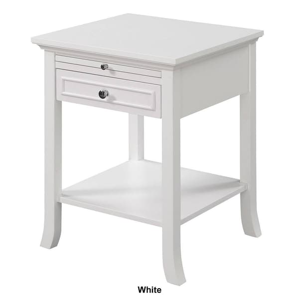 Convenience Concepts American Heritage Pull-Out Shelf End Table