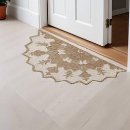 9th & Pike® Medallion Hand Woven Half Circle Area Rug