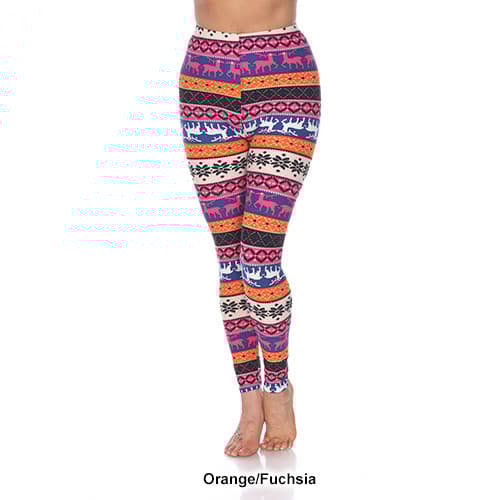 Womens White Mark Snowflake Leggings