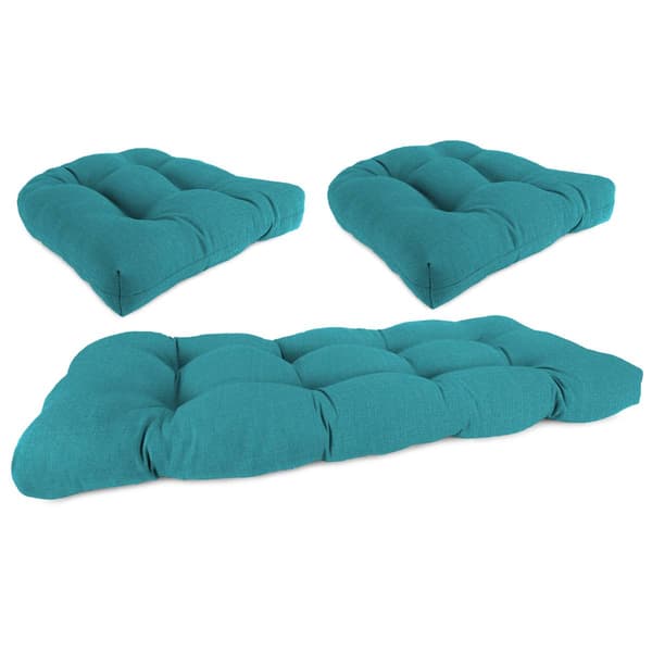 Jordan Manufacturing Text Lagoon 3pc. Outdoor Wicker Set - image 