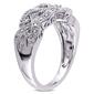 Diamond Classics&#8482; Sterling Silver 1/8ctw. Diamond Fashion Ring - image 2