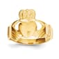 Mens Gold Classics&#40;tm&#41; Mens Polish Yellow Gold Claddagh Ring - image 1