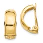 Gold Classics(tm) 14k Non-Pierced 18x6mm Polished Earrings - image 1